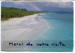 - BORACAY - Fantastic White Sand Beach With Rainbow, Plage, écrite, 1986, Grand Format, TBE, Scans. - Filipinas