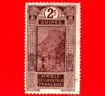 GUINEA Francese - Africa Occidentale Francese - AOF - Usato - 1913 - Guado Di Kitim - 2 - Gebruikt