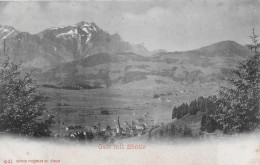 GAIS → Sehr Alter Lichtdruck Vom Kleinen Dörfchen Gais, Ca.1900 - Gais