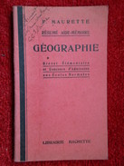 Géographie  "Aide-Mémoire" (F. Maurette) éditions Hachette - 18 Ans Et Plus