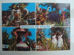 France Cote D'azur Riviera Multi-Vues Bataille De Fleurs Bo2 - Other & Unclassified