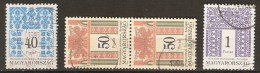 HONGRIE   -  1994 / 95  -   Y&T N° 3480 - 3481 - 3488  Oblitérés. - Used Stamps