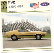 Auto Da Collezione  "Ford  1969  Mustang Mach 1" (U.S.A.) - Auto & Verkehr