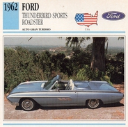 Auto Da Collezione  "Ford  1962  Thunderbird Sports Roadster" (U.S.A.) - Auto & Verkehr