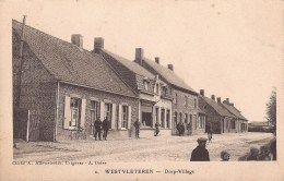 VLETEREN WESTVLETEREN 1924 DORPZICHT GEANIMEERD - UITG. DOISE  - 2 SCANS - Vleteren