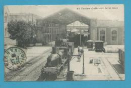 CPA - Chemin De Fer Train En Gare De TOULON 83 - Toulon
