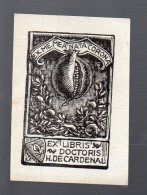 Exlibris Doctoris H De Cardenal (bois Gravé) (PPP4023) - Ex Libris