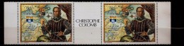 Wallis & Futuna 1992 N° PA 174A ** Amérique, Christophe Colomb, Philatélie, Armoiries, Lion, Longue-Vue Caravelle Bateau - Unused Stamps