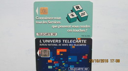 2 TELECARTES FRANCE TELECOM - Telecom Operators