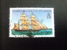 TURKS And CAICOS Islands 1983 NAVIGATION (BATEAUX ANCIENS ) Yvert N º 655 º FU - Turks & Caicos