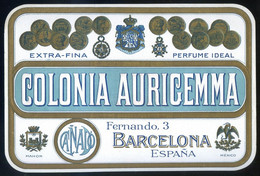 Barcelona. *Colonia Aurigemma. Cañadó* Meds: 118x174 Mms. - Etiquettes