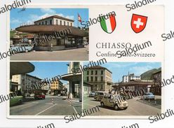 Chiasso - Confine Italia Svizzera - Auto Car Fiat 500 600 Giaridnetta Etc - Chiasso