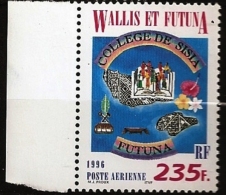 Wallis & Futuna 1996 N° PA 192 ** Collège, Sisia, Tiare, Fleur, Kava, Boisson, Poivre, Orchidées, Livre, Enseignement - Unused Stamps