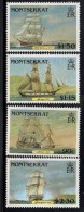 1986 Montserrat Clipper Sailing Ships   Complete Set Of 4 MNH - Montserrat