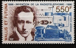 Wallis & Futuna 1996 N° PA 193 ** Radio, Radiodiffusion, Science, Téléphone, Physique, Guglielmo Marconi, Invention - Unused Stamps