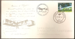 Brazil &  FDC Santos Dumont, 75 Flight Anniversary Self-Propelled, São Paulo, 1981 (1503) - FDC