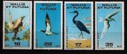 Wallis & Futuna 1978 N° 217 / 20 ** Oiseau, Animaux, Aigrette Sacrée Grise, Fou Brun, Sterne Blanche, Hirondelle De Mer - Nuovi
