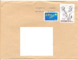 2016. France, The Letter By Ordinary Post To Moldova - Brieven En Documenten