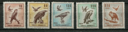 Turquie ** PA N° 47 à 51 - Oiseaux De Proie - - Airmail