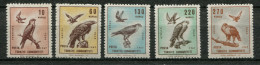 Turquie ** PA N° 47 à 51 - Oiseaux De Proie - - Poste Aérienne