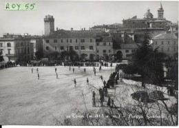 Sport Calcio Trevi Perugia Veduta Partita Calcio In Piazza Tipo Stadio Calcio Particolare - Football