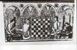 Hungary - Postcard Unused  - Chess - Chess Players And Masters Carving Chess-pieces - 2/scans - Echecs