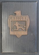 PLAQUE, PLAKETA S.D. GRAFICAR OSIJEK 1924 - 1939, FOOTBALL CLUB, RRARE - Altri & Non Classificati