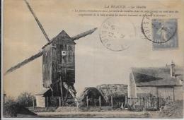 CPA Moulin à Vent Circulé La Beauce - Windmühlen