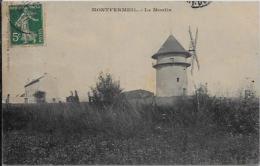 CPA Moulin à Vent Circulé Montfermeil - Windmills