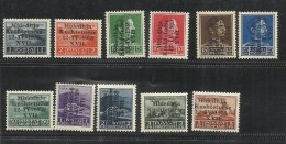 OCCUPAZIONE ITALIANA ALBANIA 1939 ASSEMBLEA COSTITUENTE CONSTITUENT ASSEMBLY SERIE COMPLETA COMPLETE SET MNH - Albania