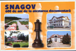 Romania - Postcard Unused - Chess - Snagov - 600 Years Of Documentary Attestation - 2/scans - Schaken