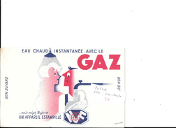 BUVARD GAZ EAU CHAUDE - Electricité & Gaz