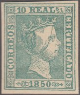 FAC-11 ESPAÑA SPAIN. SEGUI OLD FACSIMILE REPRODUCTION. ISABEL II. 1850 10r. - Probe- Und Nachdrucke