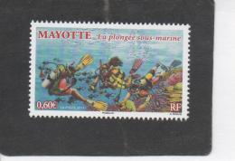 MAYOTTE - Sport - Plongée Sous-marine : Plongeurs, Poissons, Algues - - Ungebraucht