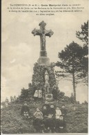 SAINTE GENEVIEVE , Croix Martyriot , CPA ANIMEE - Sainte-Geneviève