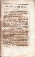 1839 Ordonnances Du Roi Douanes Recensements Dans Les Colonies Naissances Décès Mariages Des Esclaves - Décrets & Lois