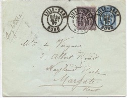 CTN44 - EP ENVELOPPE SAGE 15c LILLE / MARGATE 24/9/1897 - Standard Covers & Stamped On Demand (before 1995)