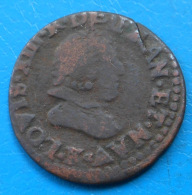 Louis XIII Double Tournois 1628 K Bordeaux CGKL 282 - 1610-1643 Lodewijk XIII Van Frankrijk De Rechtvaardige