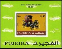 FUJEIRA Automobiles, Voitures, Cars, Coches, PEUGEOT Michel BF 39  . ** MNH. - Cars