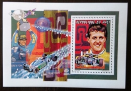 MALI Automobiles, Voitures, Cars, Coches, MICHAEL SHUMACHER Yvert : Bloc De Luxe N°760 ** MNH - Cars