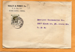 Hong Kong 1941 Cover Mailed To USA - Covers & Documents