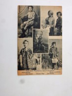 Carte Postale Ancienne : MISCELLANEOUS , Types Of Indo-Chinese: Jeune Siamoise, Une Kariane, Une Katchin,... - Thaïlande