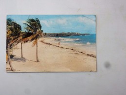 Carte Postale Ancienne : BARBADOS : Sam Lords Beach, St. Philip, Stamp 1960 - Barbados