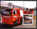 2004, CAMIONS POMPIERS, 3 Blocs, Oblitérés / Used.  R2202 - Camions