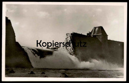 ÄLTERE POSTKARTE MÖHNETALSPERRE DURCH FLIEGERANGRIFFE MAI 1943 MAUER BESCHÄDIGT Talsperre Barrage AK Cpa Postcard - Möhnetalsperre