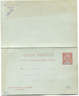 MAYOTTE ENTIER POSTAL (CP 6) - Entiers Postaux & Prêts-à-Poster