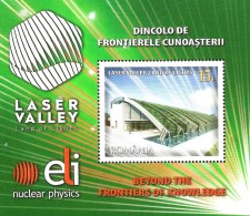 Romania - 2016 - Beyond Frontiers Of Knowledge - Laser Valley - Land Of Lights - Mint Souvenir Sheet - Nuovi