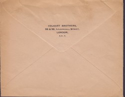 Great Britain VOLKART BROTHERS, LONDON 1936 Cover Brief Denmark EDVIII. Stamp (2 Scans) - Lettres & Documents