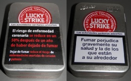 BOITE TABAC  LUCKY STRIKE  (boite Vide) - Cajas Para Tabaco (vacios)