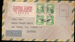 Brazil & Marcofilia, XXVII Expo. Agro-Pecuaria Nacional De Gado, Uberaba,  São Leopoldo, Lisboa 1962 (577) - Storia Postale